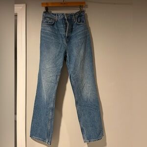 Reformation Cynthia Jeans, medium wash, size 29